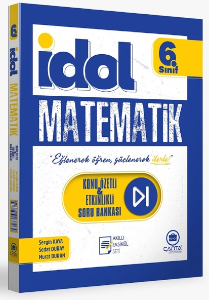 Çanta 2026 6. Sınıf İdol Matematik Konu Özetli Etkinlikli Soru Bankası 4 Fasikül ürün görseli