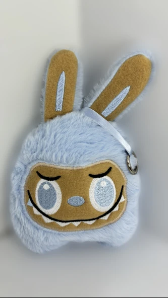 Labubu  Peluş Anahtarlık ve Oyuncak (15cmx20cm) Mavi - 1