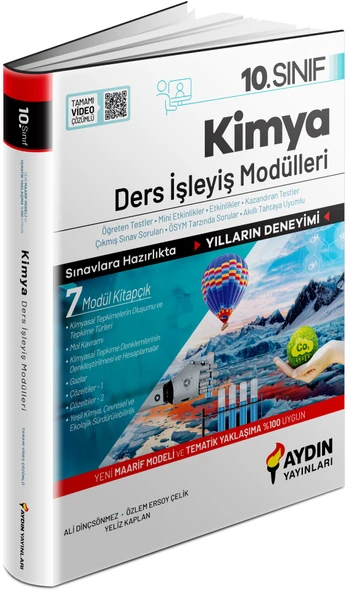Aydın 2026 10. Sınıf Kimya Ders İşleyiş Modülleri ürün görseli