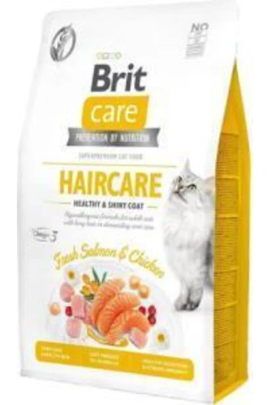 Brit Care Haircare Hypo-allergenic Deri Ve Tüy Sağlığı Için Tahılsız Yetişkin Kedi Maması 2kg ürün görseli