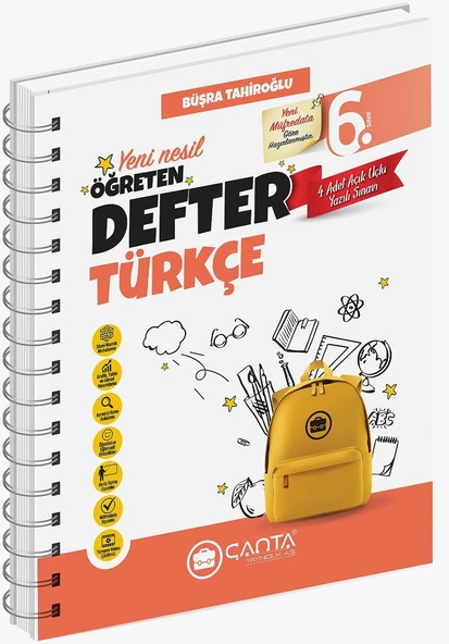 Çanta 2026 6. Sınıf Türkçe Öğreten Defter ürün görseli