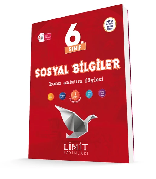 Limit 2026 6. Sınıf Sosyal Bilgiler Konu Anlatım Föyleri Güncel Müfredat ürün görseli