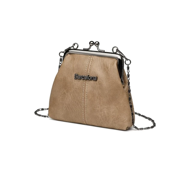 Mini Boy Yıkama Deri Burslu Kadın Kese 21-K Barcelona 1907-7 - 3