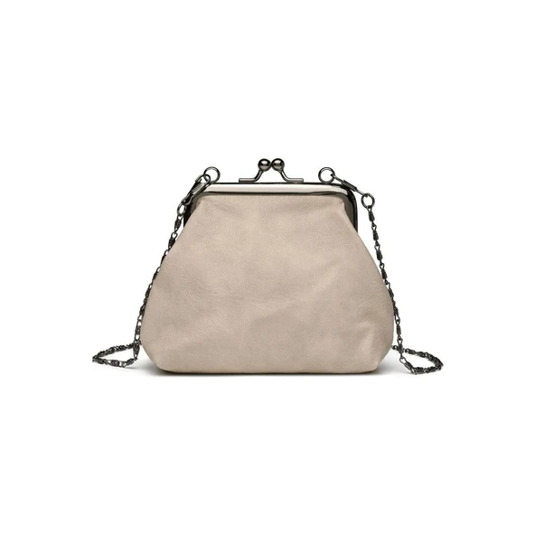 Mini Boy Yıkama Deri Burslu Kadın Kese 21-K Barcelona 1907-7 - 2