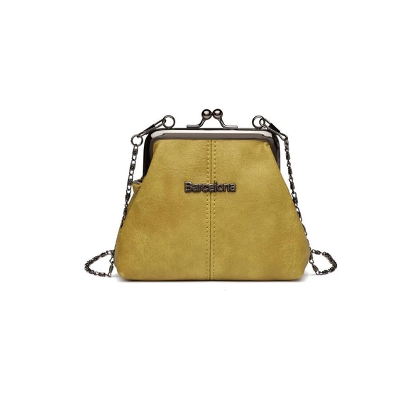 Mini Boy Yıkama Deri Burslu Kadın Kese 21-K Barcelona 1907-7