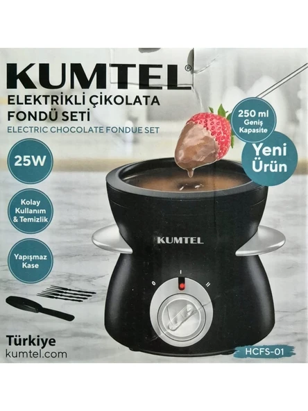 Kumtel Hcfs-01 Elektrikli Çikolata Fondü Seti