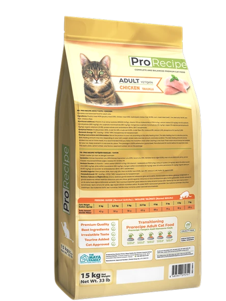 ProRecipe Tavuk Etli Yetişkin Kedi Maması 15 KG - 2