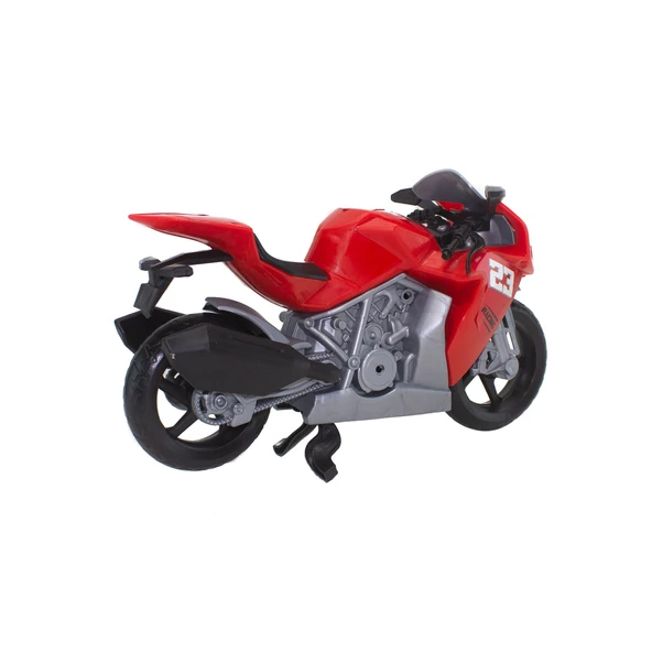 Oyuncak Motosiklet Sürtmeli 30 Cm - 3