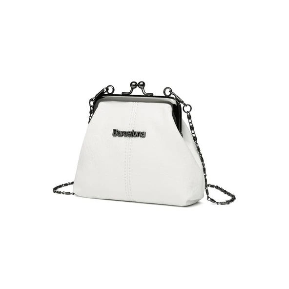 Mini Boy Yıkama Deri Burslu Kadın Kese 21-K Barcelona 1907-7 - 3