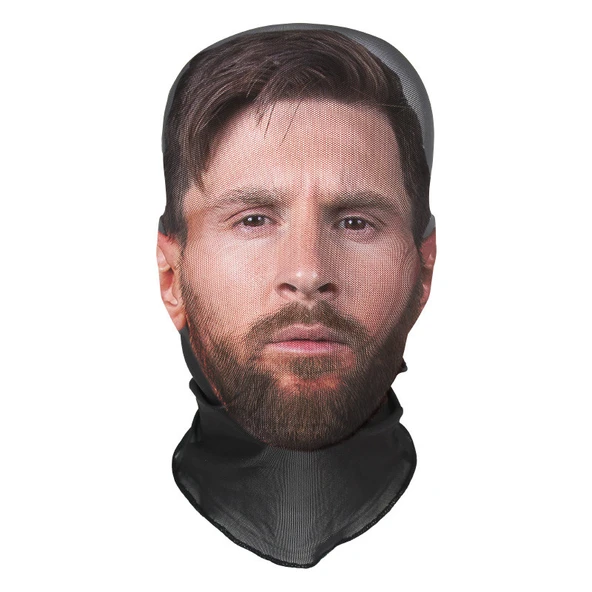 Lionel Messi 3 Boyutlu Nefes Alabilen Ünlü Maskesi - 1
