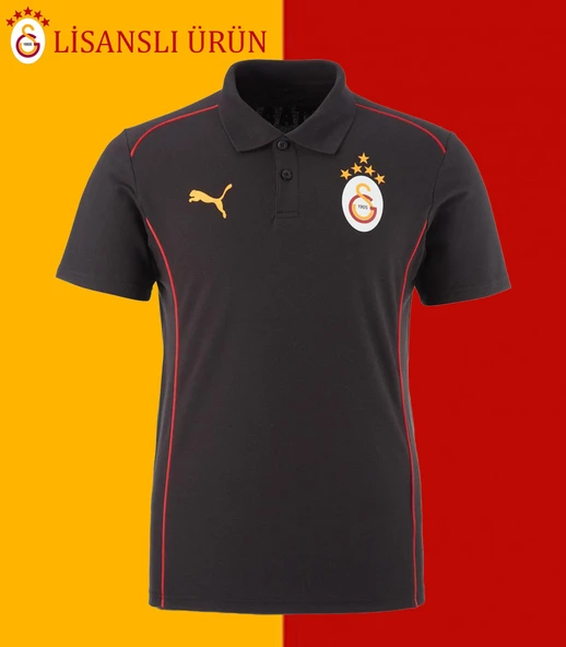 Galatasaray Lisanslı Puma A Takım 5 Yıldız Polo T-Shirt