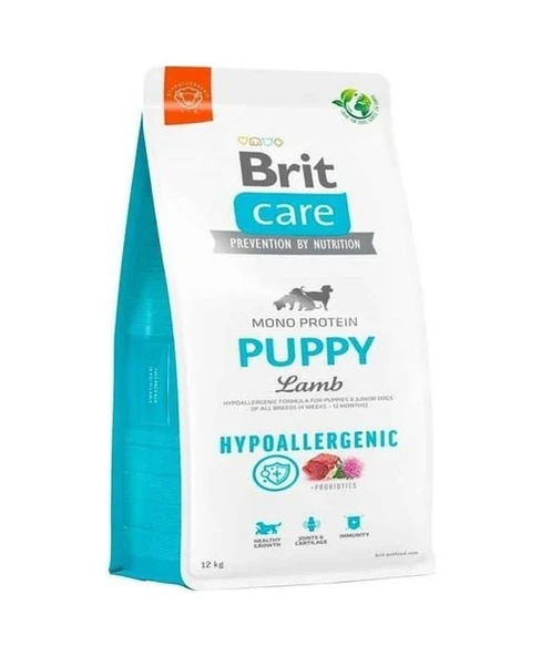 Brit Care Hypo Allergenic Tüm Irklar İçin Kuzu Etli Yavru Köpek Maması 12 KG - 1