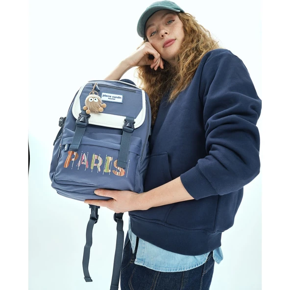 Okul Sırt Çantası Mavi 07PC11118-M - Resim 2