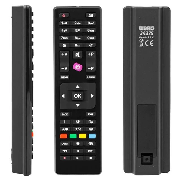 Telefunken - Vestel - Seg - Regal RC4875 Kare Göbek Mini Lcd Led Tv Kumandası ürün görseli 1