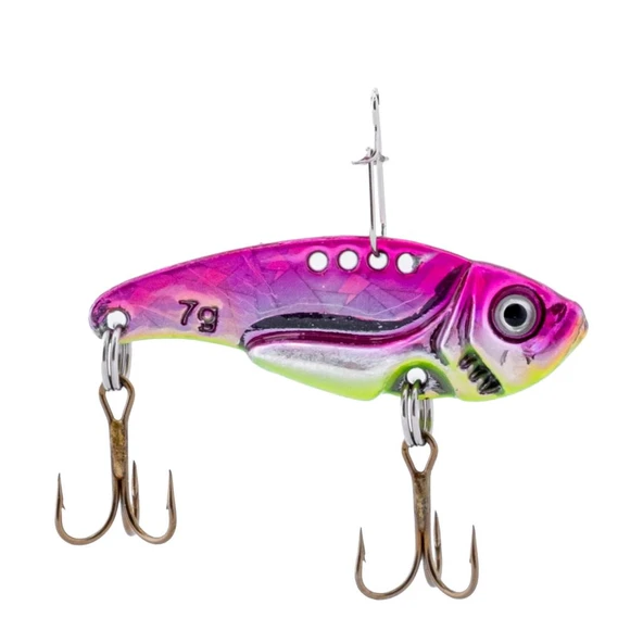 Vibrasyon Yem - LRF/Spin Jig - Fishack VibraX - 7g 40mm - Sparkle - UV Boyalı - Resim 2