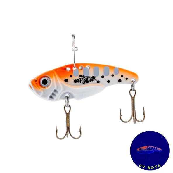 Vibrasyon Yem - LRF/Spin Jig - Fishack VibraX - 15g 55mm - Snow Drift - UV Boyalı ürün görseli 1
