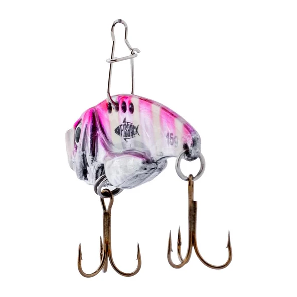 Vibrasyon Yem - LRF/Spin Jig - Fishack VibraX - 15g 55mm - Rose Glow - UV Boyalı - Resim 3
