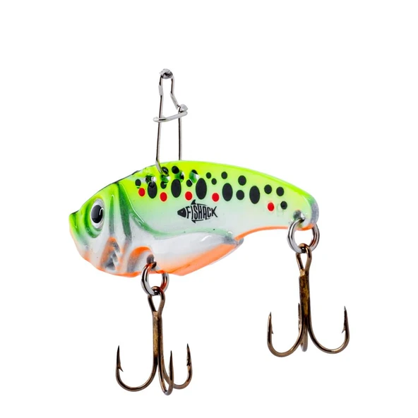 Vibrasyon Yem - LRF/Spin Jig - Fishack VibraX - 15g 55mm - Fire Gill - UV Boyalı - Resim 2