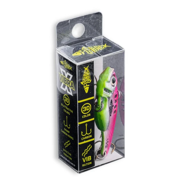 Vibrasyon Yem - LRF/Spin Jig - Fishack VibraX - 15g 55mm - Sparkle - UV Boyalı - Resim 5