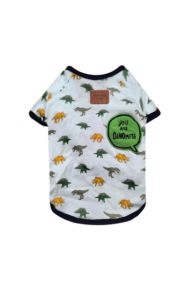 Alphadog Dino Küçük Irk Köpek T-shirtü