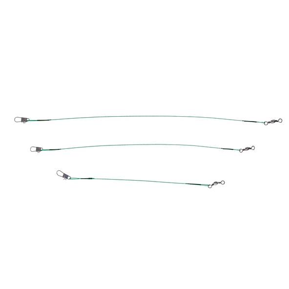 Klipsli Fırdöndülü Çelik Tel - Fishack WireX - 72'li Kartela Set - 2