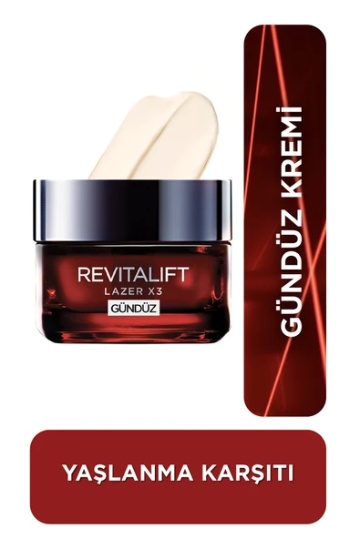 L'Oreal Paris L'Oréal Paris Revitalift Lazer X3 Yoğun Yaşlanma Karşıtı Gündüz Bakım Kremi