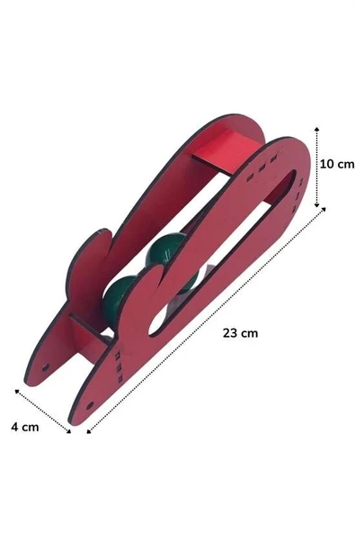 Fare Kedi Oyunu Ahşap 2 Toplu Kedi Oyuncağı Tahta Kedi Oyunu Tahta Fare Ve Toplu Oyuncak - Resim 7