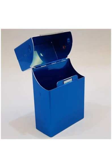 ALCAN Mavi Metal Kısa Sigara Kutusu - 2