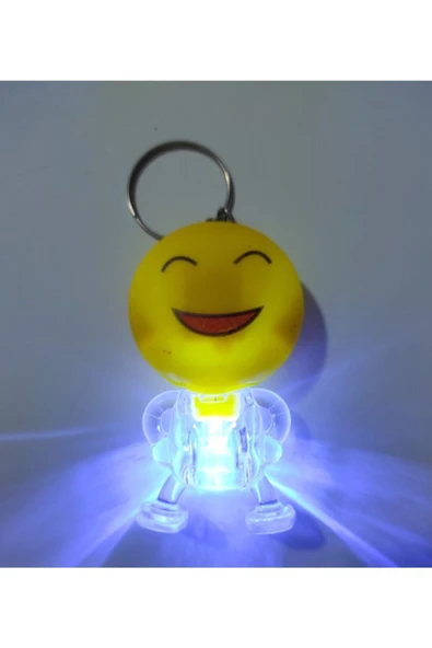 Asel Kırtasiye Emoji Işıklı Anahtarlık - 7