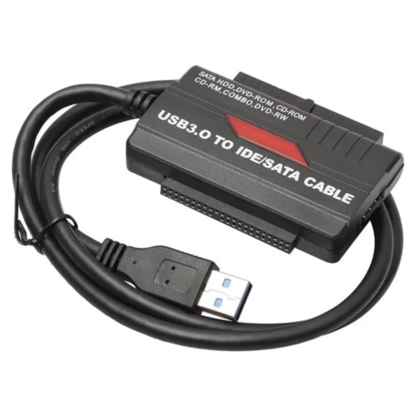 Powermaster RXD-338U3 USB 3.0 IDE-SATA Dönüştürücü Çevirici Adaptör Seti (Adaptör + Güç Kaynağı + Bağlantı Kabloları) - 2