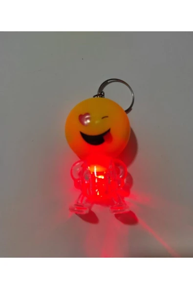Asel Kırtasiye Emoji Işıklı Anahtarlık - 3