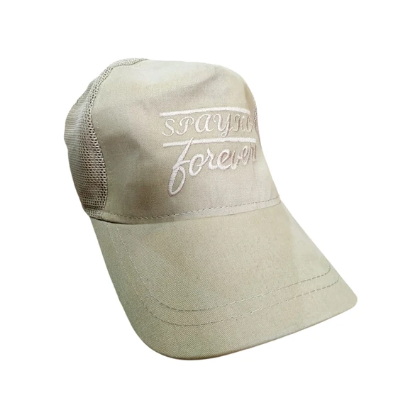 Bej Renkli Fileli Spayko Forever Avcı Şapkası - Resim 4
