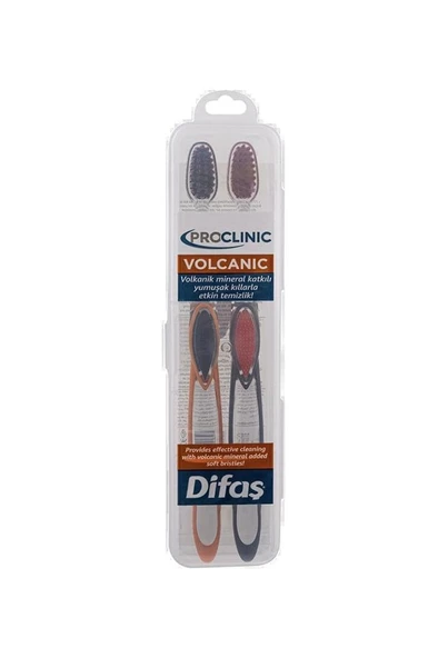 Difaş Proclinic Volcanic 2li Diş Fırçası