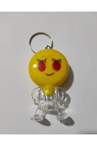 Asel Kırtasiye Emoji Işıklı Anahtarlık - 4