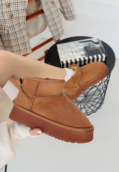 Linne Taba Süet Bot ürün görseli