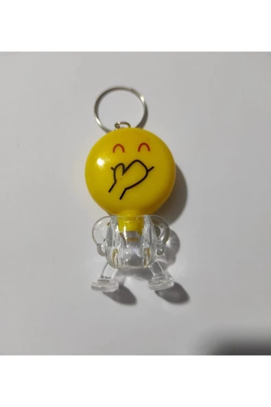 Asel Kırtasiye Emoji Işıklı Anahtarlık - 6