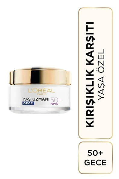 L'Oreal Paris Yaş Uzmanı 50+ Kırışıklık Karşıtı Yenileyici Gündüz & Gece Kremi Seti - 4