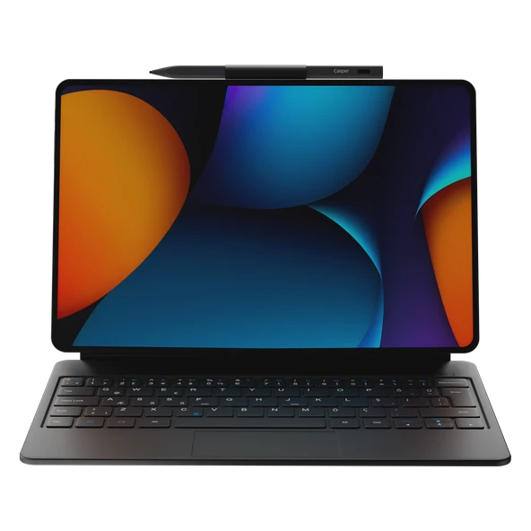 CASPER PAD H10 Pro 12.6" OLED Tablet 8GB RAM 256GB + Casper H10 Pro Klavyeli Tablet Kılıfı + Prestige Kalem - 8