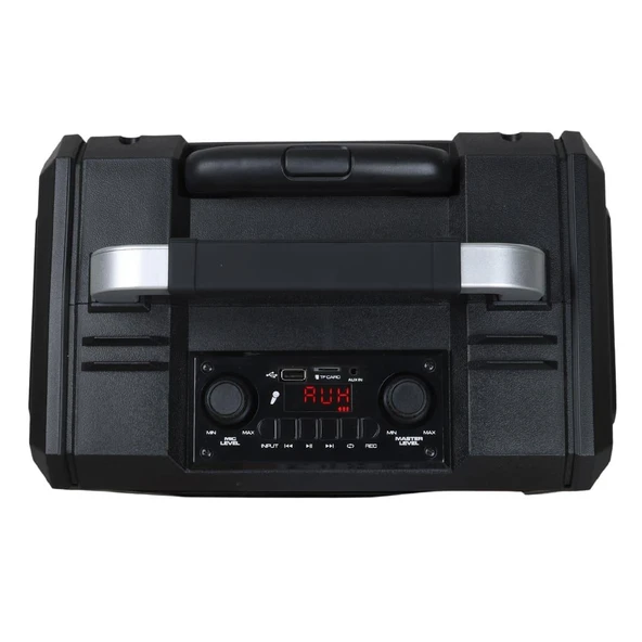 Shile SL-2017 50 Watt Taşınabilir Seyyar Aktif Amfi Hoparlör Kablosuz EL + Yaka Mikrofonlu USB+SD+BT Kumandalı - 4