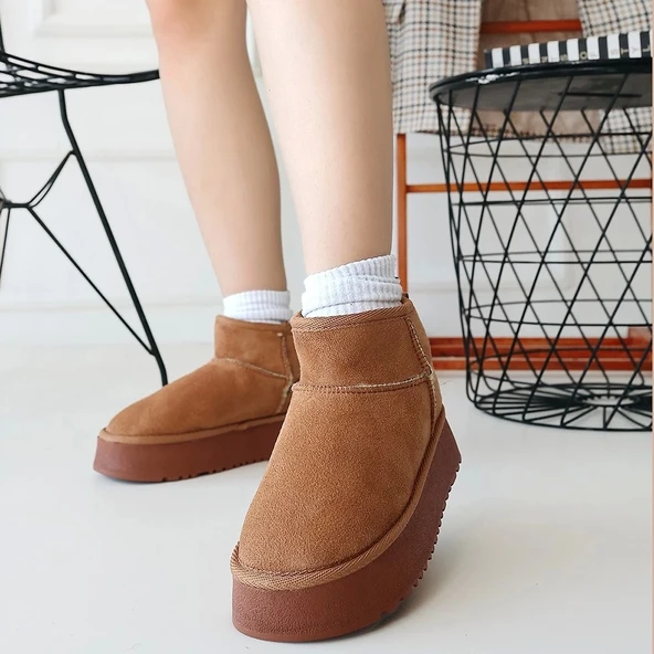 Linne Taba Süet Bot - Resim 4