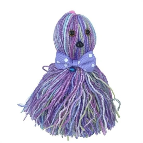 Ahtapot Şekilli Zilli Ve İpli Rengarenk Püsküllü Sevimli KediOyuncağı - Resim 5