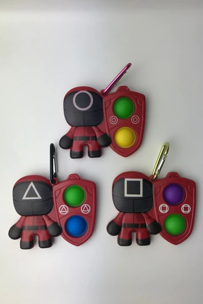 GD UNICORN Squid Game Popit Anahtarlık 1 Adet - 2