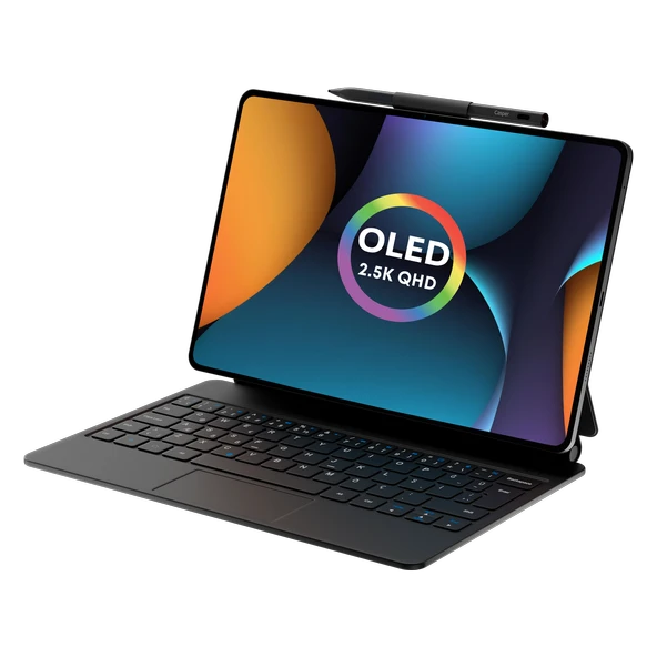 CASPER PAD H10 Pro 12.6" OLED Tablet 8GB RAM 256GB + Casper H10 Pro Klavyeli Tablet Kılıfı + Prestige Kalem