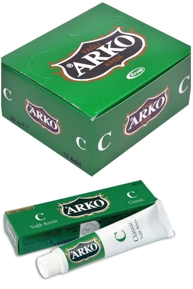 ARKO Naturel Klasik El ve Vücut Bakım Kremi 20 cc X 12 Adet