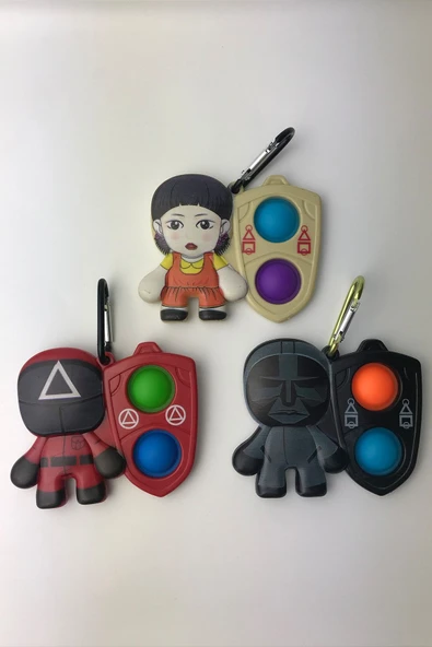 GD UNICORN Squid Game Popit Anahtarlık 1 Adet