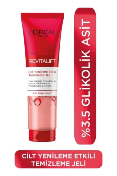 L'Oreal Paris L'Oréal Paris Revitalift Cilt Yenileme Etkili Temizleme Jeli 150 ml- Glikolik Asit