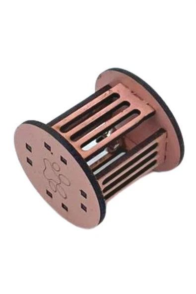 Mini Silindir Eğlenceli Renkli Sağlam Küçük Pati İzi Şekilli Kedi Oyuncağı - Resim 6