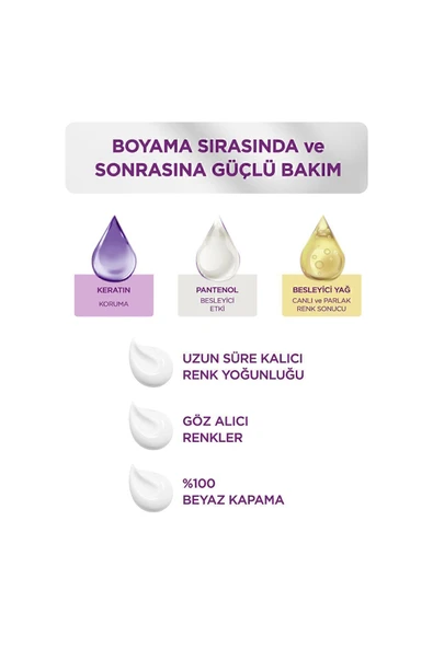 Palette Göz Alıcı Renkler Küllü Kumral 7.1 Saç Boyası - 4