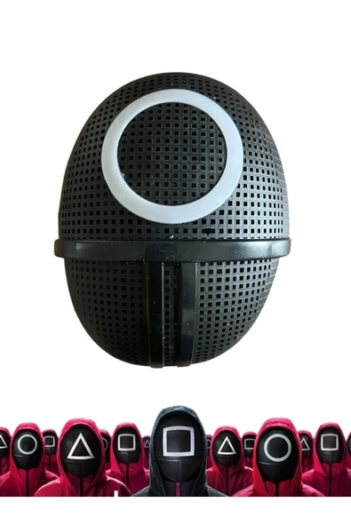 SIFIR312 Işıklı Squid Game Maskesi - 3 Kademeli Işıklı Squid Game Maskesi - Squid Game Karakter Maskesi