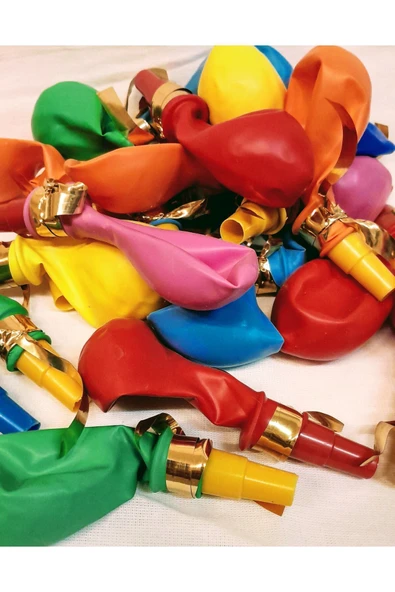 Oyuncakcii Düdüklü Balon, 20 Adet - 5